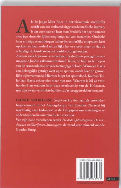 Grote foto de handen van kalman teller boeken thrillers