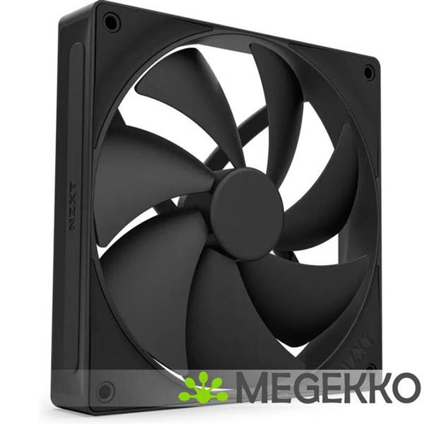 Grote foto nzxt f140p 140mm black static pressure computers en software overige computers en software