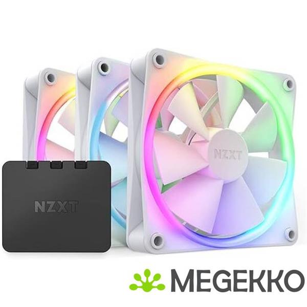 Grote foto nzxt f120 rgb 120mm rgb fans triple white computers en software overige computers en software