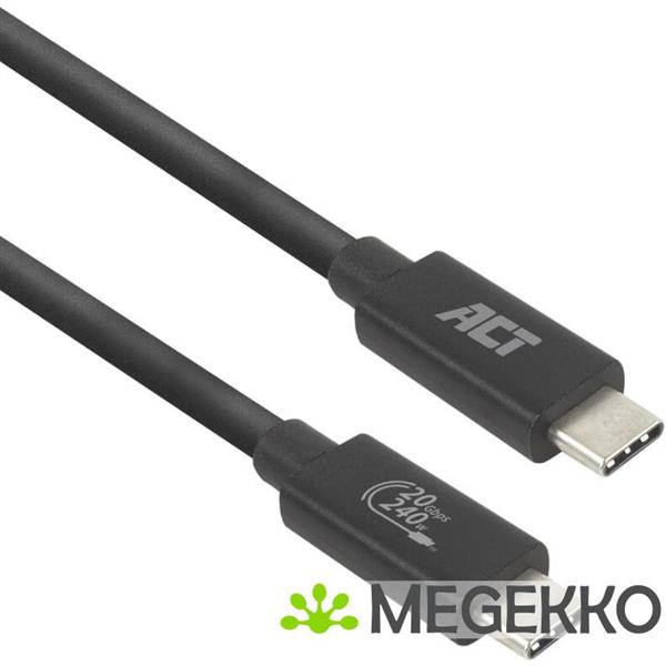 Grote foto act usb4 20gbps 240w usb type c kabel. usb if gecertificeerd. 2 meter computers en software overige computers en software
