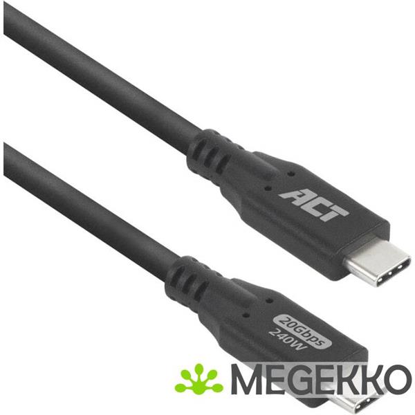 Grote foto act usb4 20gbps 240w usb type c kabel. 2 meter computers en software overige computers en software