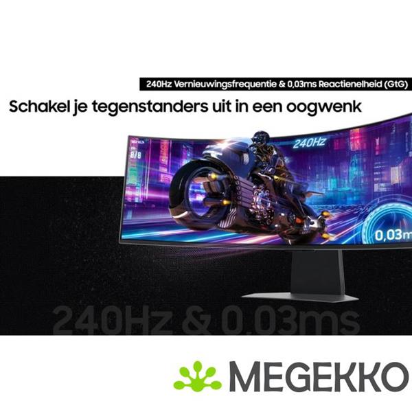Grote foto samsung odyssey g9 ls49dg954suxen 49 ultrawide quad hd 240hz oled gaming monitor computers en software overige computers en software