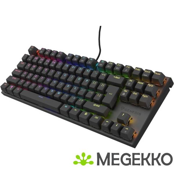 Grote foto genesis nkg 2175 thor 303 tkl usb gaming toetsenbord in zwart computers en software toetsenborden