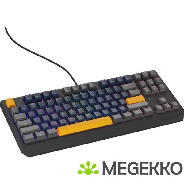 Grote foto genesis nkg 2163 thor 230 tkl usb gaming toetsenbord in grijs computers en software toetsenborden