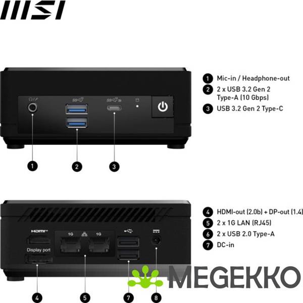Grote foto msi cubi n adl 001eu mini pc computers en software overige computers en software