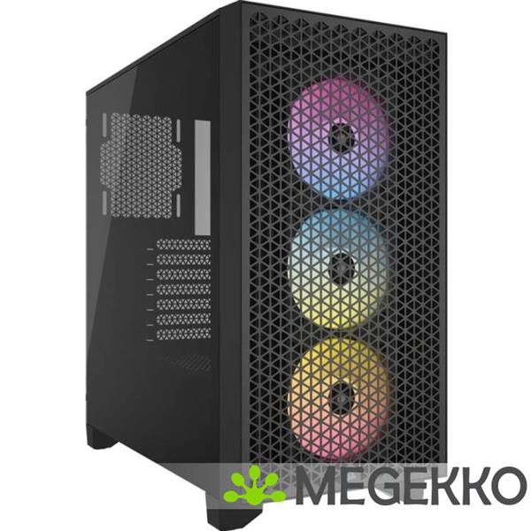 Grote foto corsair 3000d rgb airflow black computers en software behuizingen en kasten