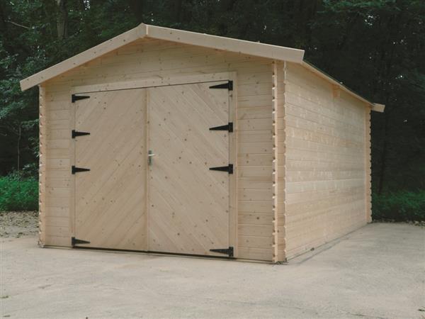 Grote foto nieuw houten garage garage traditional s8331 tuin en terras tuinhuisjes en blokhutten