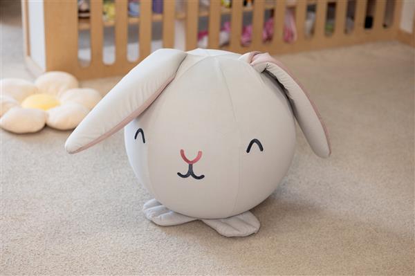 Grote foto springbal konijntje bunny met karamel geur ecru kinderen en baby overige