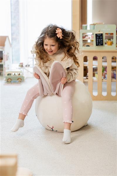 Grote foto springbal konijntje bunny met karamel geur ecru kinderen en baby overige