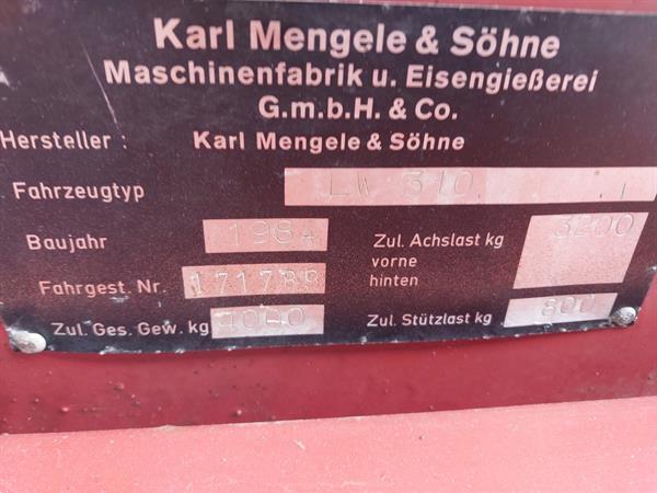 Grote foto mengele lw 310 quadro opraapwagen agrarisch opraapwagens