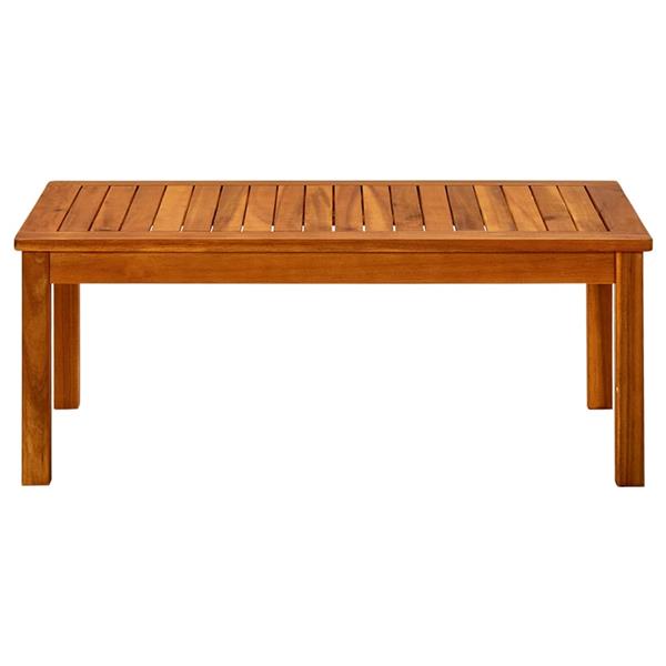 Grote foto vidaxl tuintafel 90x50x36 cm massief acaciahout tuin en terras tuinmeubelen