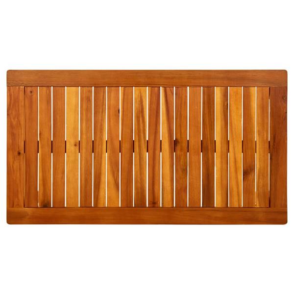 Grote foto vidaxl tuintafel 90x50x36 cm massief acaciahout tuin en terras tuinmeubelen