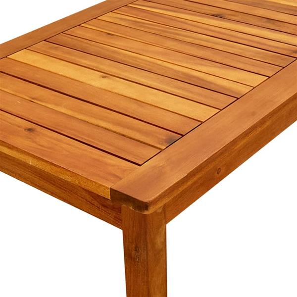 Grote foto vidaxl tuintafel 90x50x36 cm massief acaciahout tuin en terras tuinmeubelen