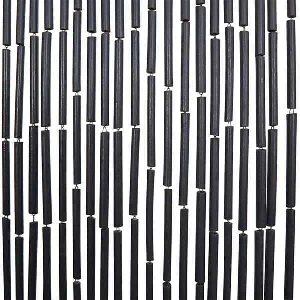 Grote foto vidaxl insectengordijn 100x200 cm bamboe donkergrijs doe het zelf en verbouw deuren en horren