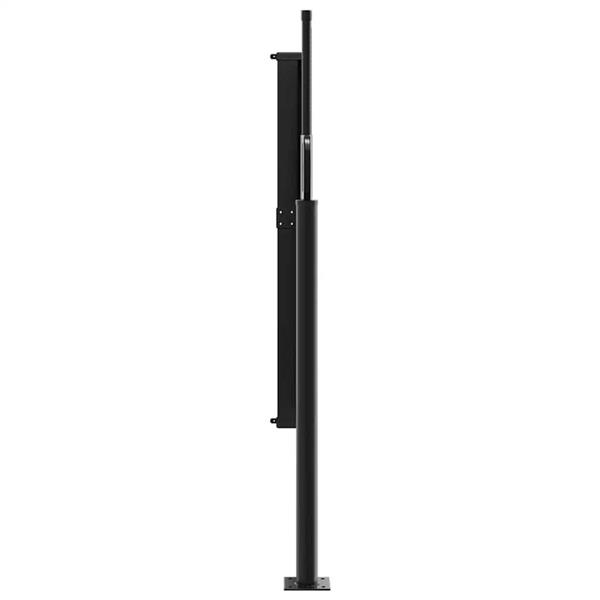 Grote foto vidaxl windscherm uittrekbaar 100x500 cm antracietkleurig tuin en terras overige tuin en terras