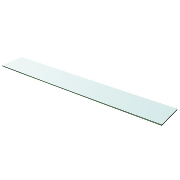 Grote foto vidaxl schappen 2 st 100x15 cm glas transparant huis en inrichting woningdecoratie