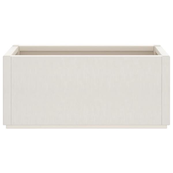 Grote foto vidaxl plantenbak 80x36x35 cm polypropeen wit tuin en terras overige tuin en terras
