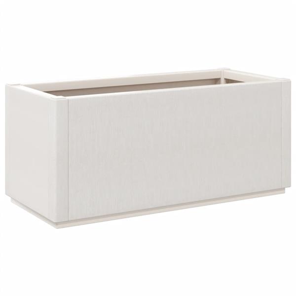 Grote foto vidaxl plantenbak 80x36x35 cm polypropeen wit tuin en terras overige tuin en terras