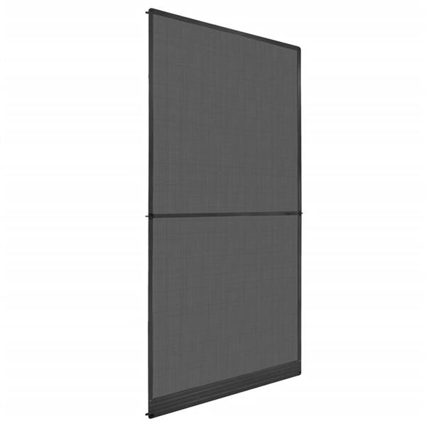 Grote foto vidaxl hordeur met scharnieren 120x240 cm antraciet doe het zelf en verbouw deuren en horren