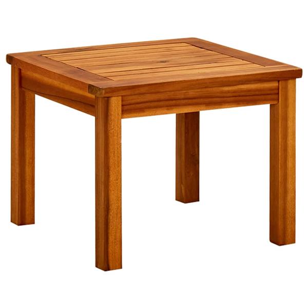 Grote foto vidaxl tuintafel 45x45x36 cm massief acaciahout tuin en terras tuinmeubelen