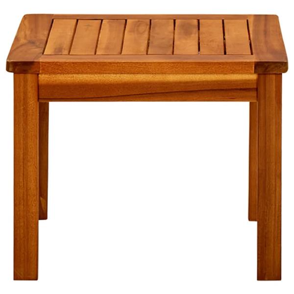 Grote foto vidaxl tuintafel 45x45x36 cm massief acaciahout tuin en terras tuinmeubelen