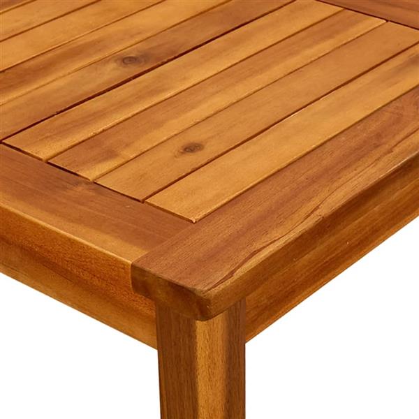 Grote foto vidaxl tuintafel 45x45x36 cm massief acaciahout tuin en terras tuinmeubelen