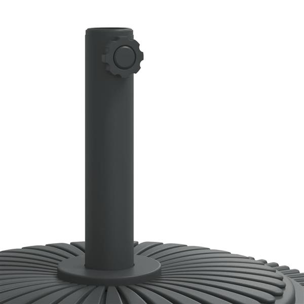 Grote foto vidaxl parasolvoet met wielen voor stok van 38 48 mm 27 kg rond tuin en terras overige tuin en terras