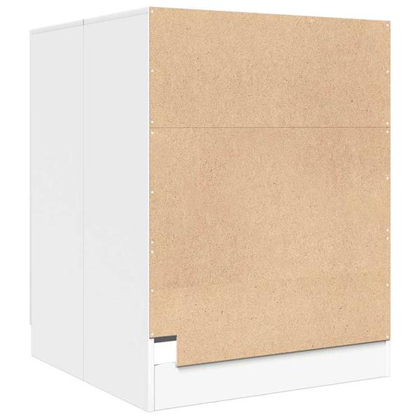Grote foto vidaxl wasmachinekast 71x71 5x91 5 cm wit witgoed en apparatuur wasmachines