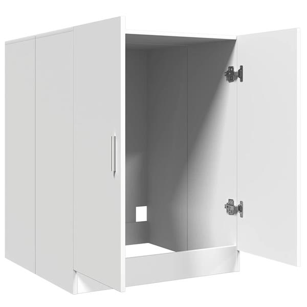 Grote foto vidaxl wasmachinekast 71x71 5x91 5 cm wit witgoed en apparatuur wasmachines