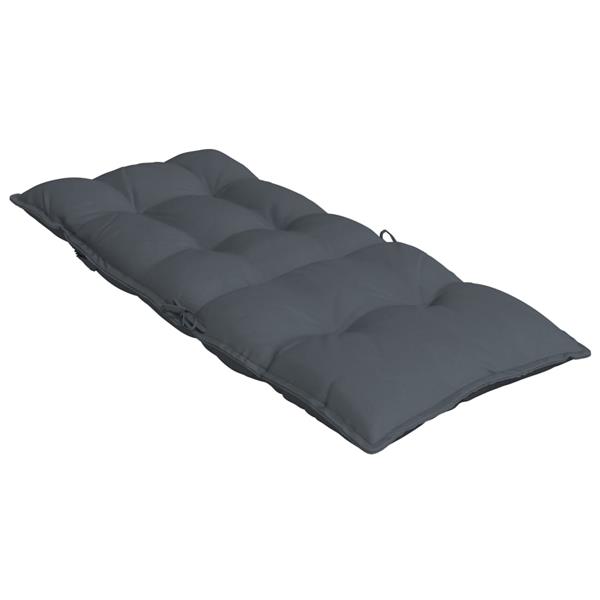 Grote foto vidaxl stoelkussens 2 st hoge rug oxford stof antracietkleurig huis en inrichting woningdecoratie