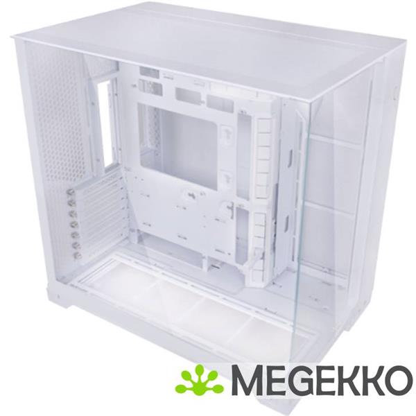 Grote foto lian li pc o11 vision compact white computers en software behuizingen en kasten