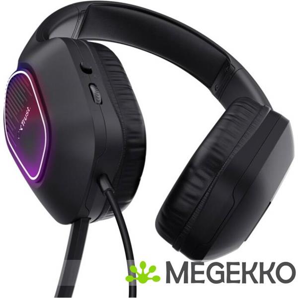 Grote foto trust gxt 416 zirox headset zwart audio tv en foto koptelefoons
