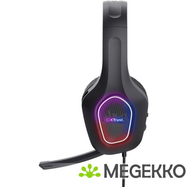 Grote foto trust gxt 416 zirox headset zwart audio tv en foto koptelefoons