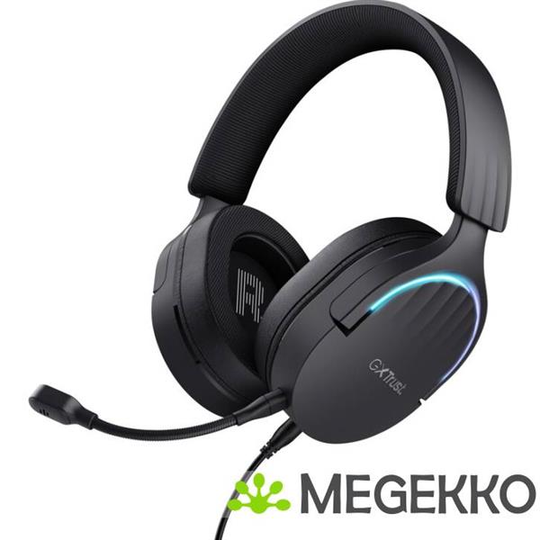Grote foto trust gxt 490 fayzo gaming headset zwart audio tv en foto koptelefoons