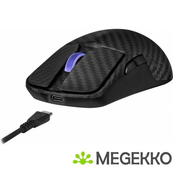 Grote foto asus rog harpe ace extreme muis gamen rechtshandig rf wireless bluetooth usb type a optisch 4200 computers en software overige computers en software