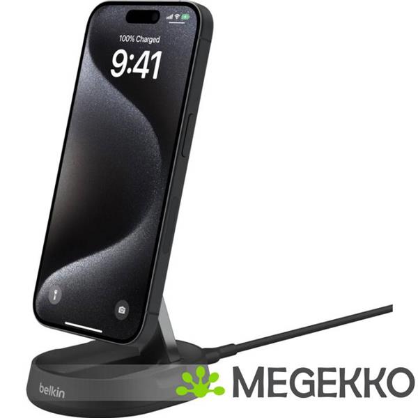 Grote foto belkin boostcharge pro smartphone zwart ac draadloos opladen snel opladen binnen audio tv en foto algemeen