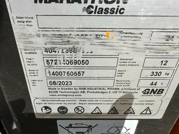 Grote foto vs 22188 elektrische triplex sta stapelaar sv16 freelift 5.400mm doe het zelf en verbouw hefwerktuigen