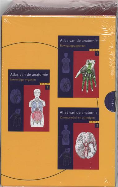 Grote foto sesam atlas van de anatomie set 3 delen boeken wetenschap