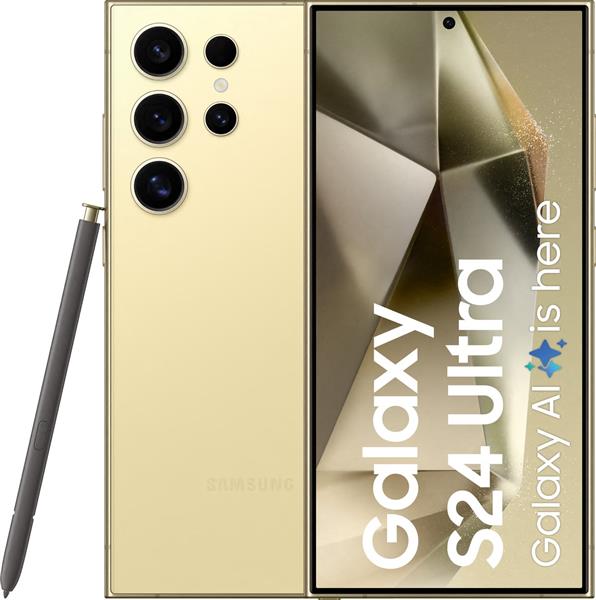 Grote foto magazijn opruiming samsung galaxy s24 ultra 5g 256gb model 2024 geel garantie op op computers en software overige computers en software