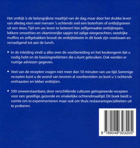 Grote foto 500 ontbijt lunchrecepten boeken kookboeken