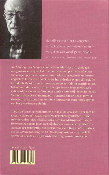 Grote foto het meisje met het rode haar boeken overige boeken