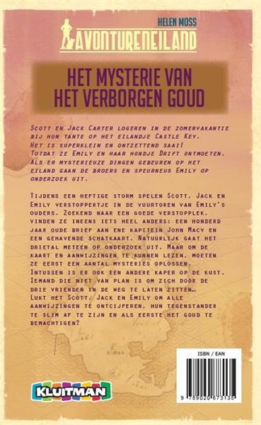 Grote foto het mysterie van het verborgen goud avontureneiland boeken jeugd 13 jaar en ouder