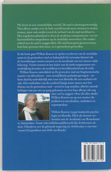 Grote foto de grenzeloze stad boeken fotografie en design