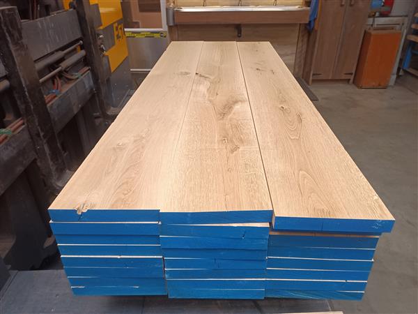 Grote foto 40x280mm 225cm eiken doe het zelf en verbouw hout en planken