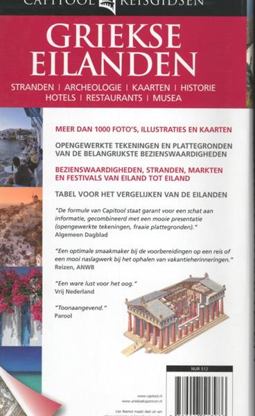 Grote foto griekse eilanden capitool reisgidsen boeken overige boeken