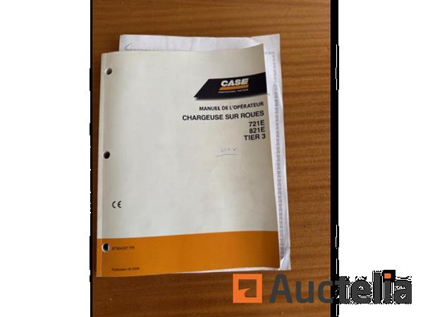 Grote foto gelede wiellader te herstellen case 821e agrarisch shovels