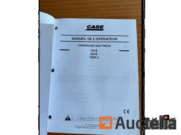 Grote foto gelede wiellader te herstellen case 821e agrarisch shovels