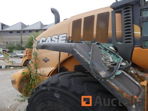 Grote foto gelede wiellader te herstellen case 821e agrarisch shovels