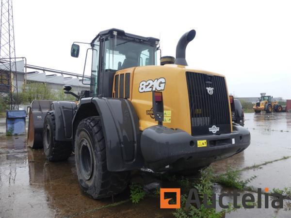 Grote foto case 821g gelede wiellader agrarisch shovels