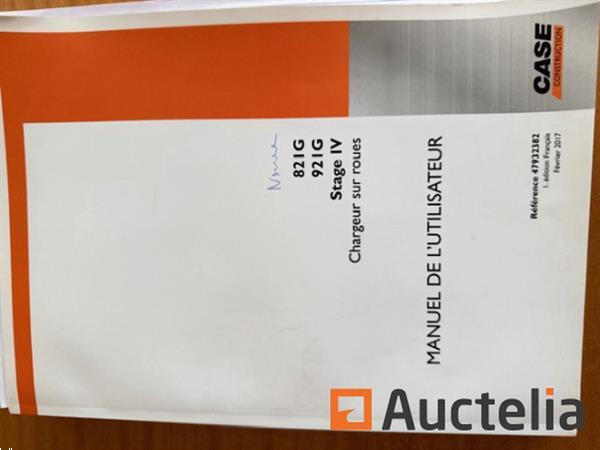 Grote foto case 821g gelede wiellader agrarisch shovels